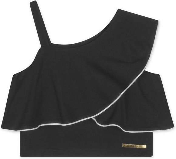 Imagem principal Regata Babados Infantil Feminina Preto Lilica Ripilica Lilica Ripilica