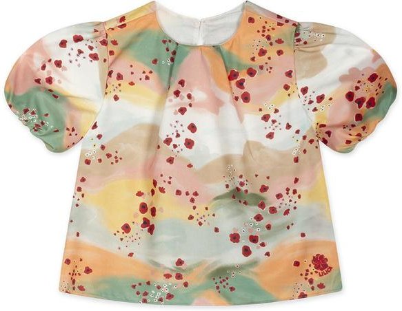 Imagem principal Blusa Aquarela Manga Curta Infantil Laranja Lilica Ripilica Lilica Ripilica
