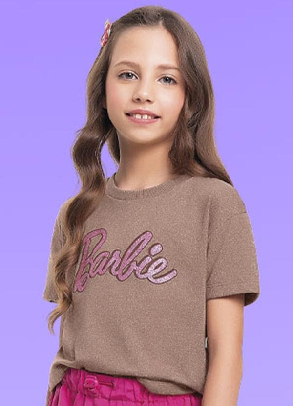 Blusa Barbie Marrom