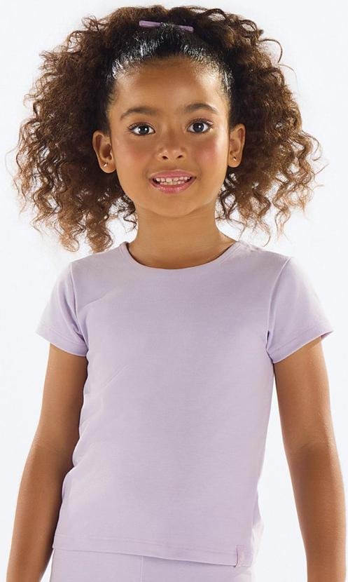 Imagem principal Blusa Básica Cotton Menina Roxo Quimby Quimby