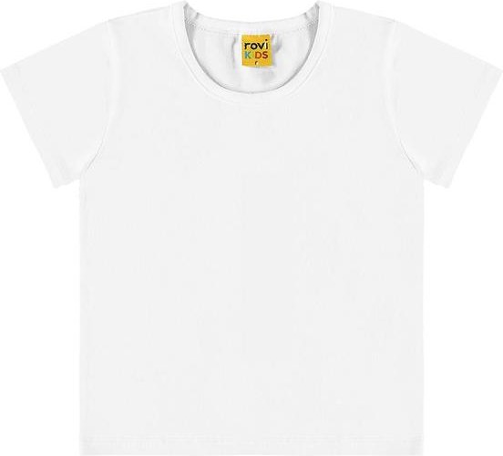 Imagem principal Blusa Básica Infantil Feminina Branco Rovi Kids Rovi Kids