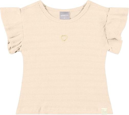 Imagem principal Blusa Básica Infantil para Menina Bege Quimby Quimby