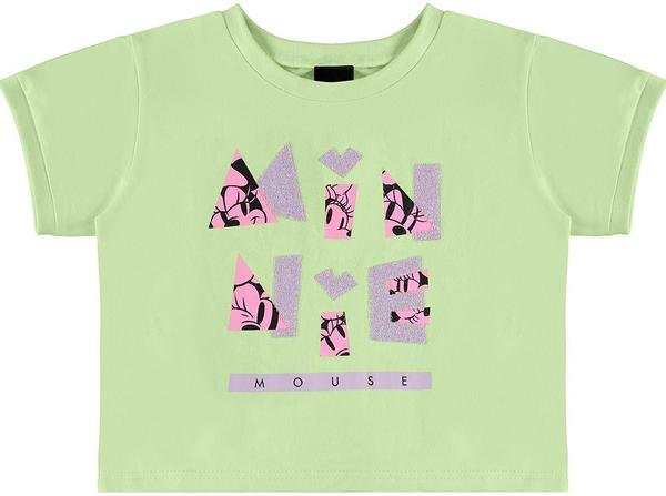 Imagem principal Blusa Box Minnie Mouse Menina Verde Claro Malwee Kids Malwee Kids