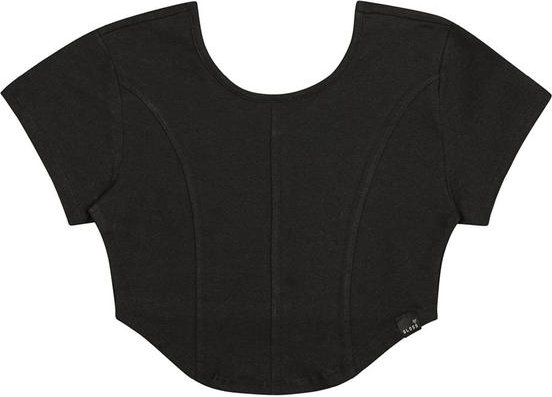 Imagem principal Blusa Corset em Molecotton Juvenil Preto Gloss Gloss