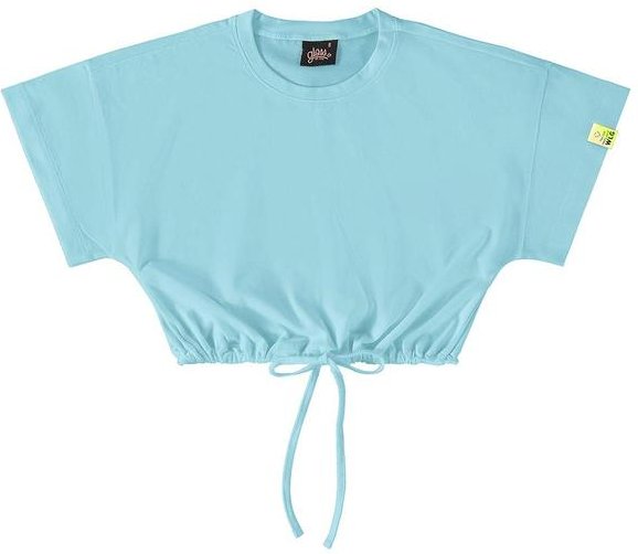 Imagem principal Blusa Cropped Básica Infantil Azul Gloss Gloss