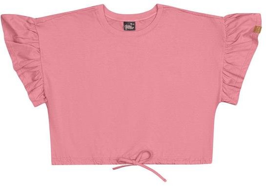Imagem principal Blusa Cropped em Meia Malha Juvenil Rosa Gloss Gloss