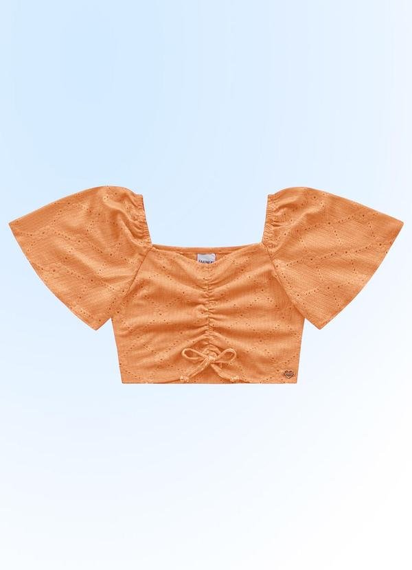 Blusa Cropped Laranja