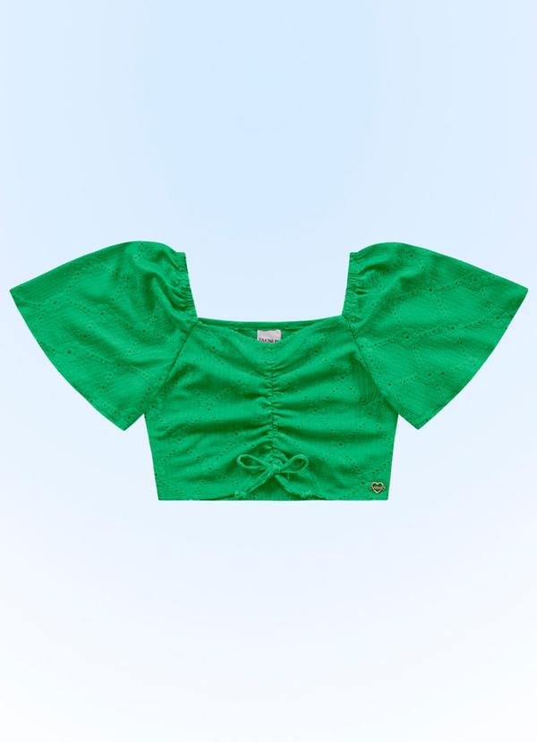 Blusa Cropped Verde