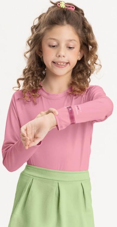 Imagem principal Blusa de Mangas Longas com Proteção Uv Rosa Alakazoo Alakazoo