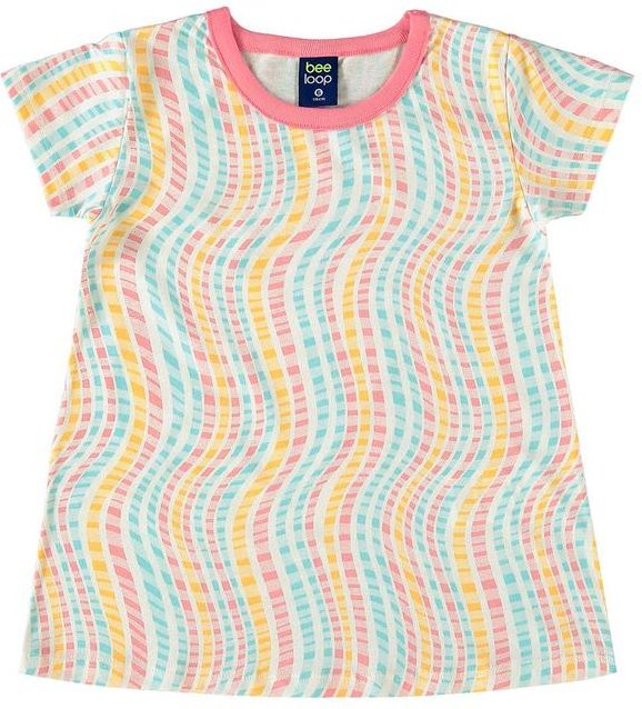 Imagem principal Blusa em Meia Malha para Menina Azul Bee Loop Bee Loop