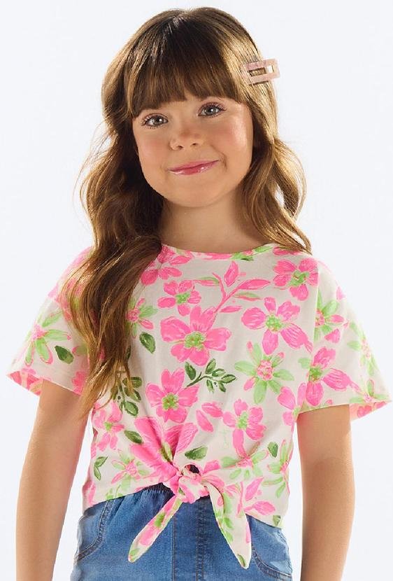 Imagem principal Blusa Estampada Menina Rosa Quimby Quimby