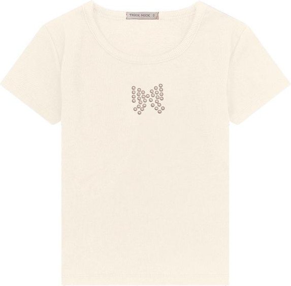 Blusa Feminina Infantil em Ribana 2x1 Bege