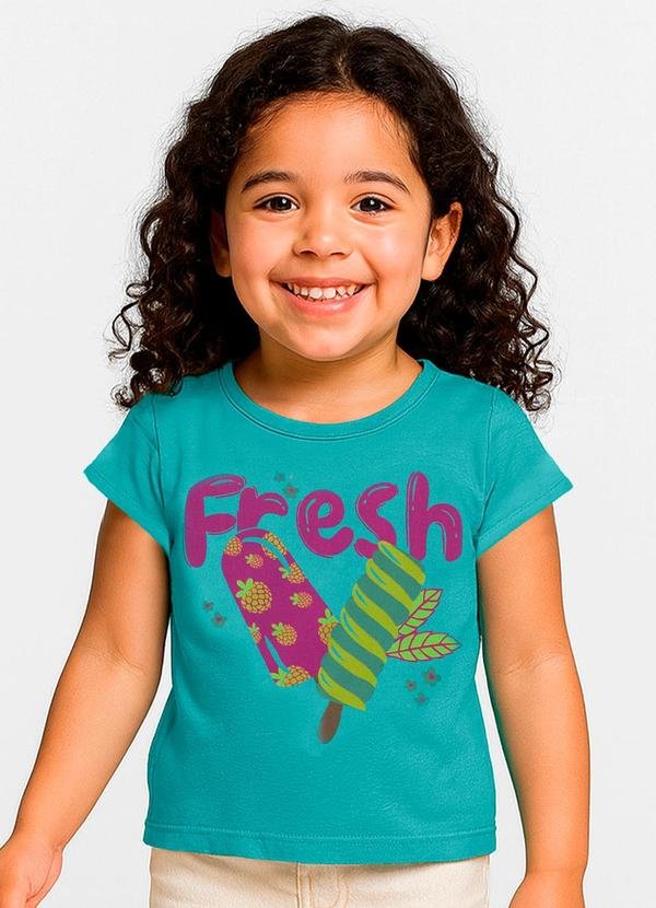 Blusa Feminina Infantil Verde