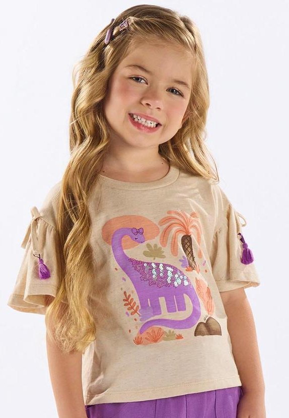 Imagem principal Blusa Infantil Algodão Bege Up Baby Up Baby