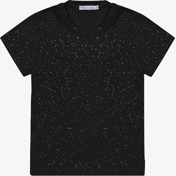 Imagem principal Blusa Infantil Cotton Glitter Preto Trick Nick Trick Nick