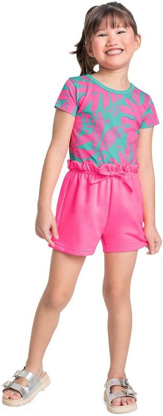 Imagem principal Blusa Infantil Estampada para Menina Azul Bee Loop Bee Loop