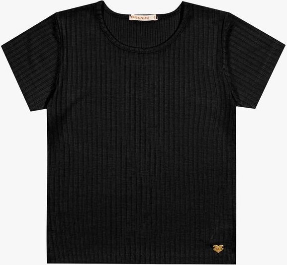 Imagem principal Blusa Infantil Feminina Básica Preto Trick Nick Trick Nick