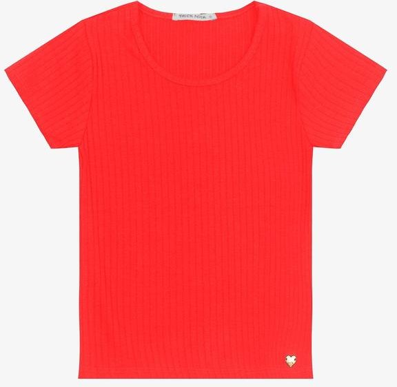Imagem principal Blusa Infantil Feminina Canelada Laranja Trick Nick Trick Nick