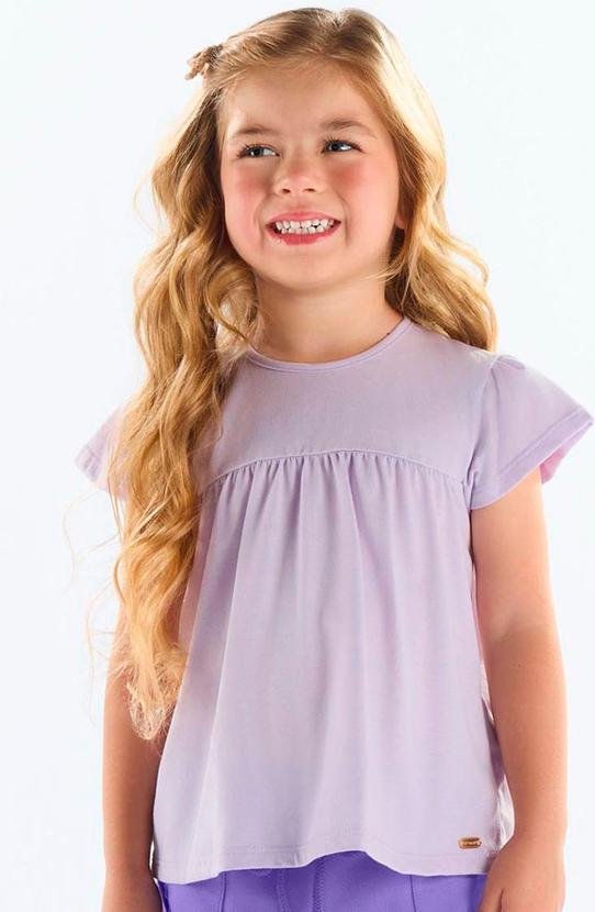 Imagem principal Blusa Infantil Finina Algodão Roxo Up Baby Up Baby