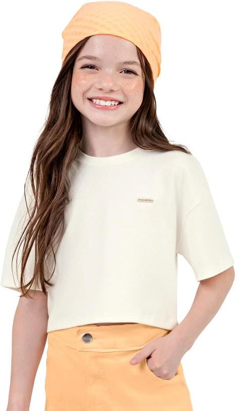 Imagem principal Blusa Infantil Menina Básica e Colorittá Bege Colorittá