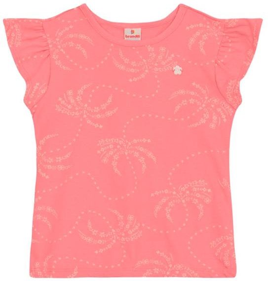 Blusa Infantil Menina de Florzinhas Rosa