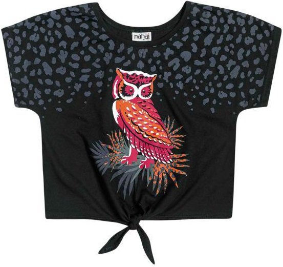 Blusa Infantil Menina Preto