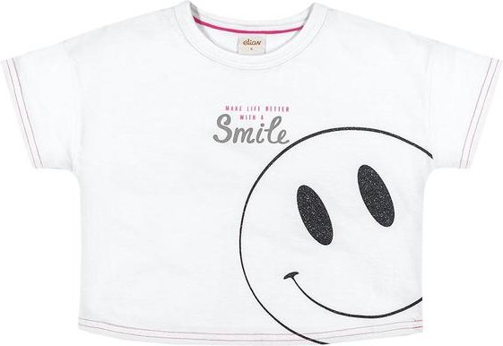 Imagem principal Blusa Infantil Menina Smile Elian Branco Elian
