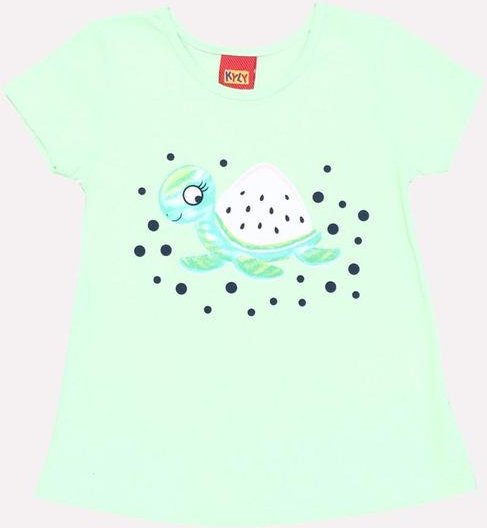 Imagem principal Blusa Infantil Menina Tartaruga Verde Kyly Kyly