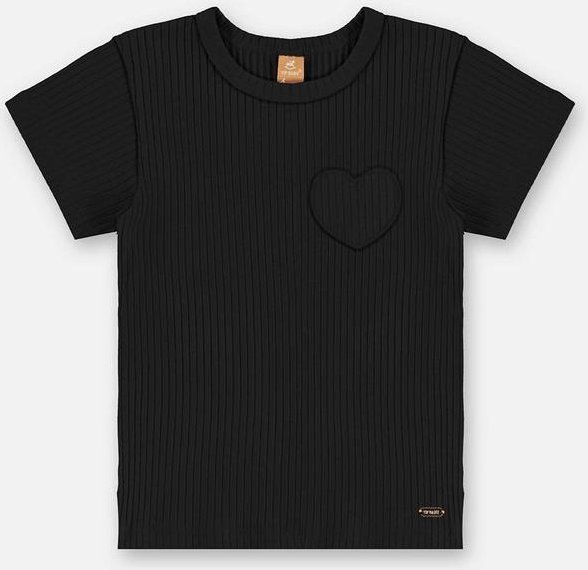 Imagem principal Blusa Infantil Ribana Canelada Preto Up Baby Up Baby