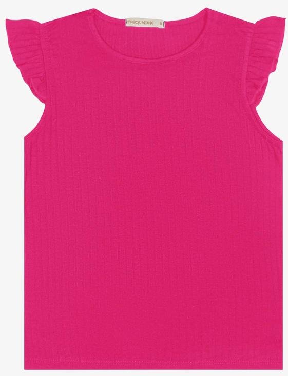 Blusa Juvenil Menina Ribana Rosa