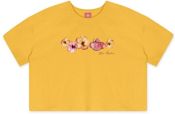 Blusa Manga Curta Amarelo