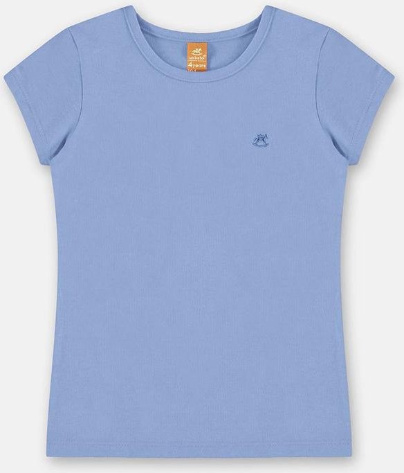 Imagem principal Blusa Manga Curta Básica em Cotton Azul Up Baby Up Baby