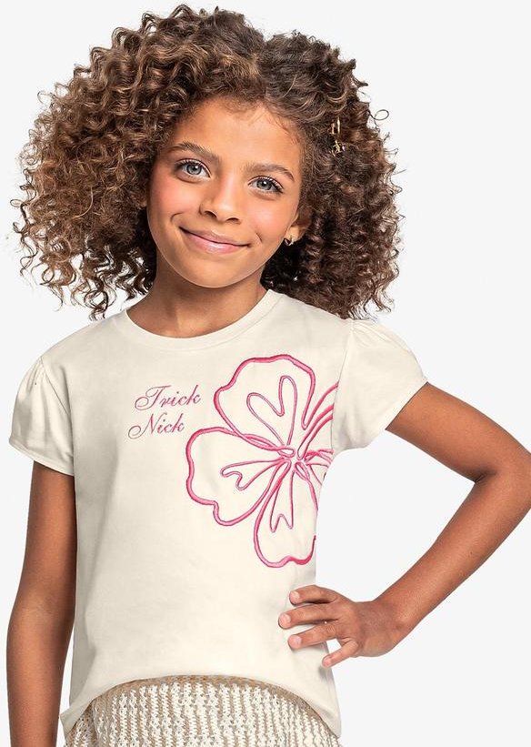 Imagem principal Blusa Manga Curta Feminina Bege Trick Nick Trick Nick