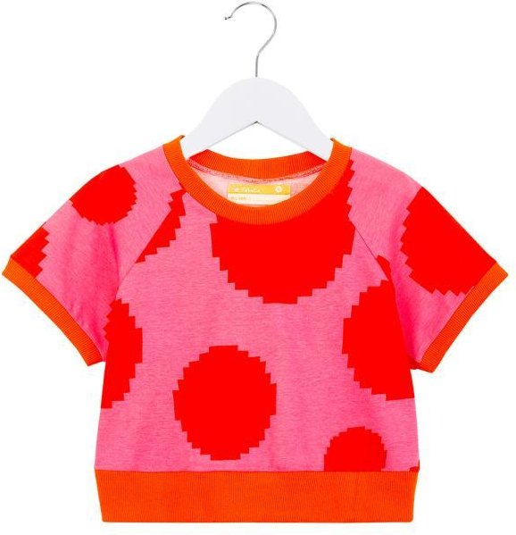 Imagem principal Blusa Manga Curta Malha Ploct Rosa Fabula Fabula