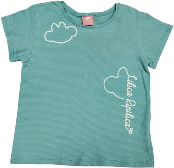Imagem principal Blusa Manga Curta Menina Verde Lilica Ripilica Lilica Ripilica