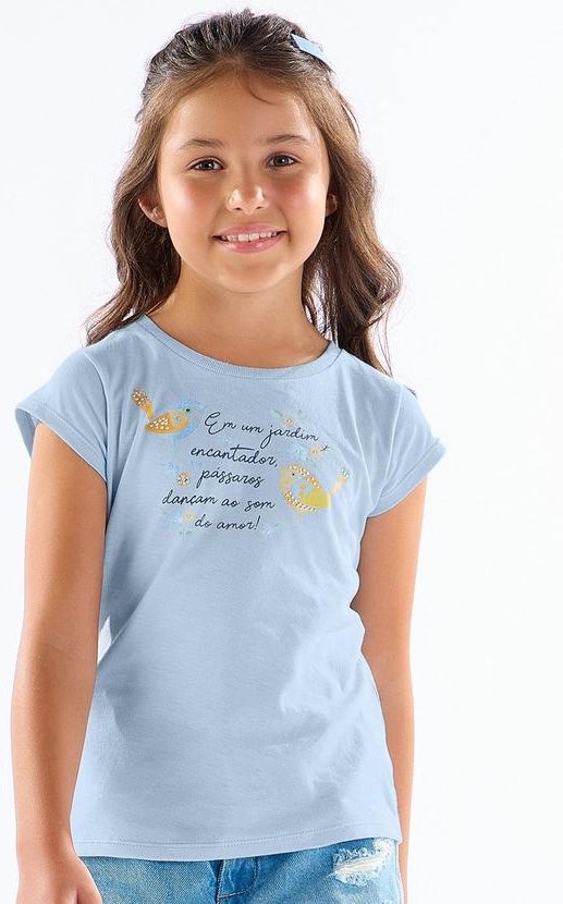 Imagem principal Blusa Meia Malha Azul Pulla Bulla Pulla Bulla