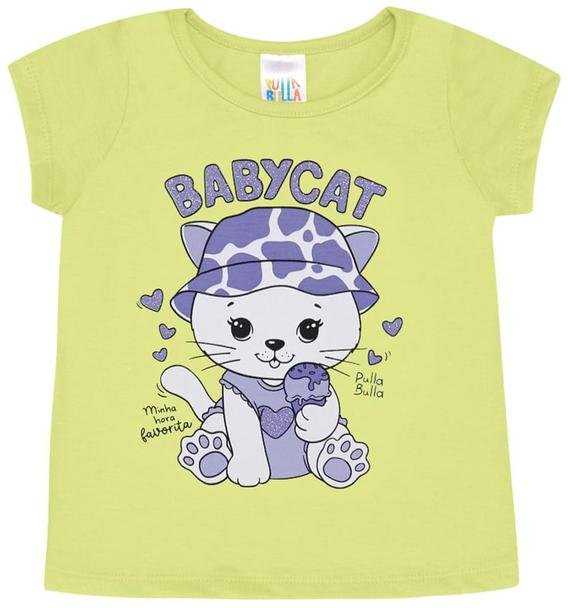 Imagem principal Blusa Meia Malha Menina Amarelo Pulla Bulla Pulla Bulla