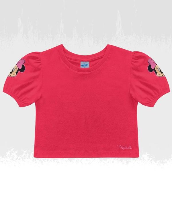 Blusa Minnie Mouse Vermelho