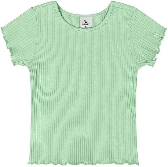 Imagem principal Blusa Ribana Canelada Menina Verde Quimby Quimby