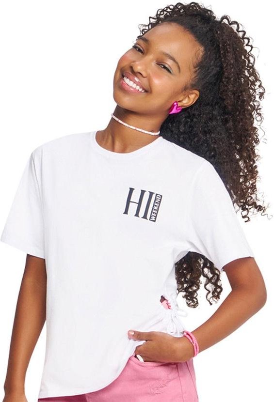 Imagem principal Blusa Teen Feminina Branco Amora Amora