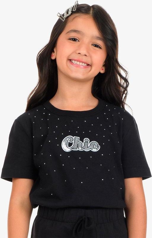 Imagem principal Camiseta Preto Rovi Kids Rovi Kids