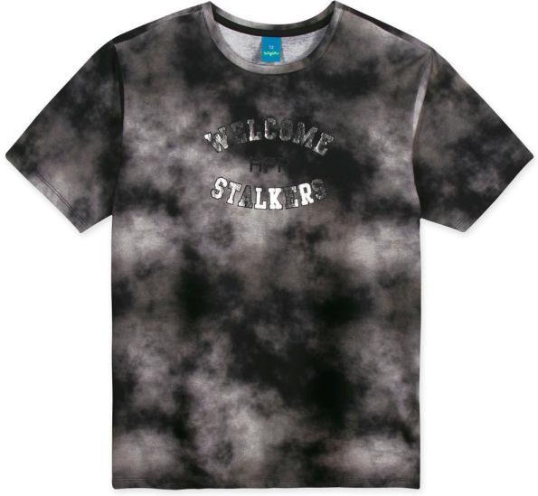 Imagem principal Camiseta Tie-Dye Manga Curta Malha Menina Preto Hapier Hapier