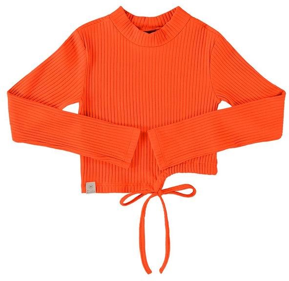 Imagem principal Blusa Cropped Básica Juvenil Laranja Gloss Gloss