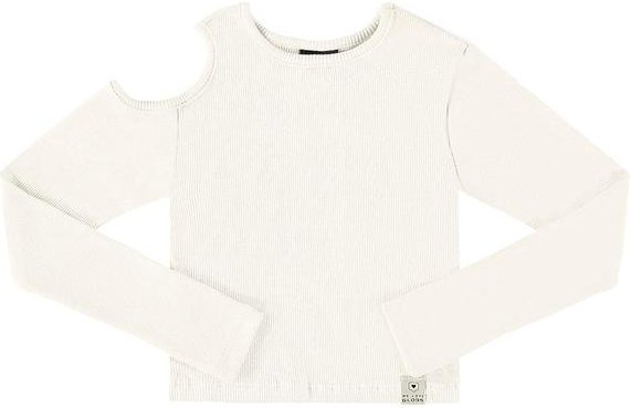 Imagem principal Blusa Cropped Básica Juvenil Off White Gloss Gloss