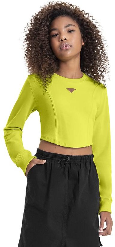 Imagem principal Blusa Cropped em Molecotton Juvenil Verde Gloss Gloss