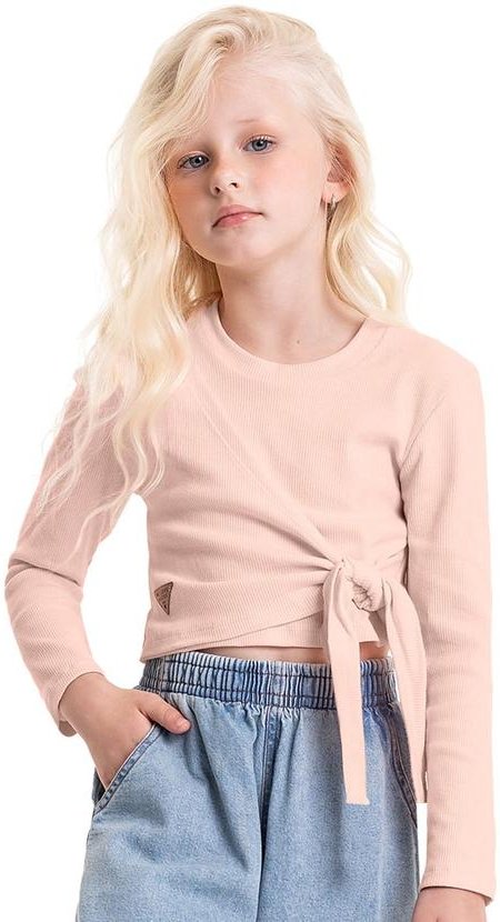 Imagem principal Blusa Cropped em Ribana Juvenil Rosa Gloss Gloss