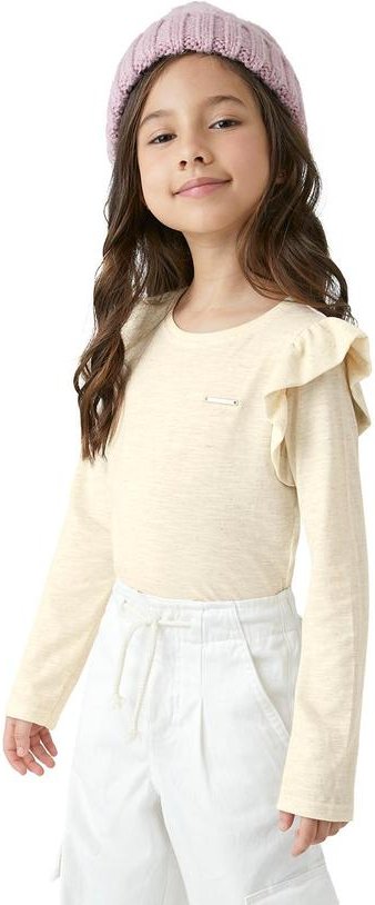 Blusa em Malha Linho Bege