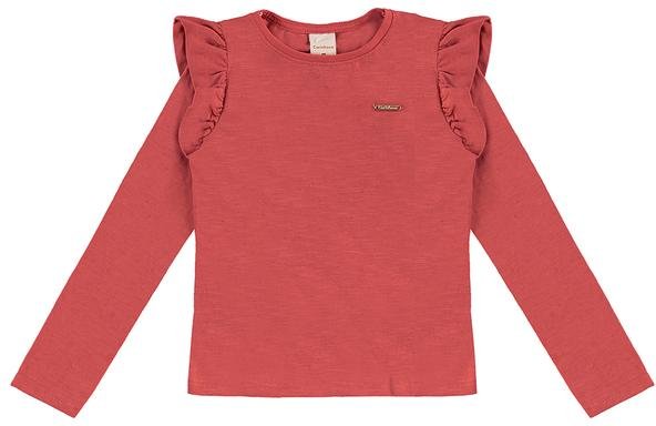 Blusa em Malha Linho Laranja