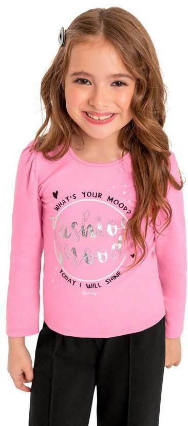 Imagem principal Blusa Infantil em Cotton Rosa Quimby Quimby