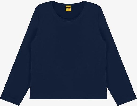 Blusa Infantil Feminina Básicos Azul